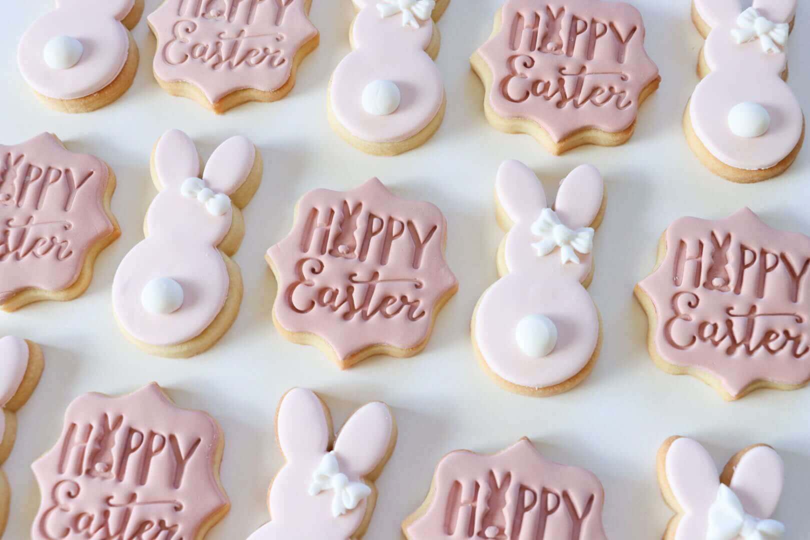 easter fondant cookies